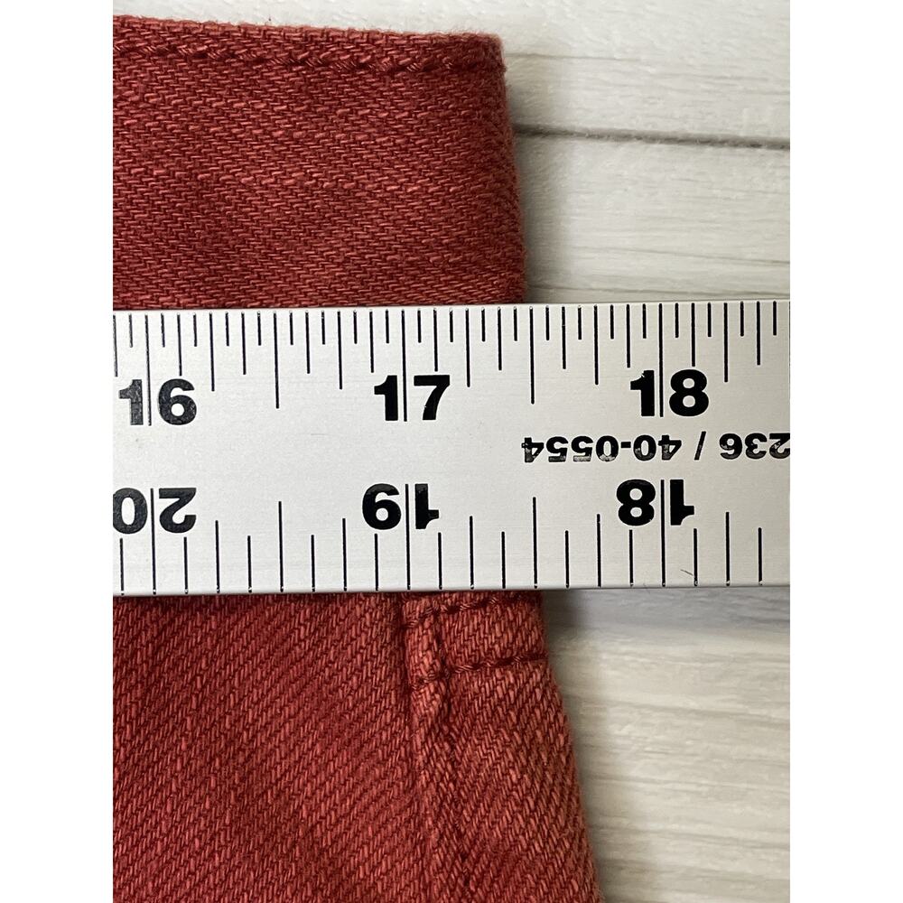 Old Navy Womens 10 Red Cutoff‎ Distressed Shorts Frayed Hem Cotton Sick Beets - Picture 4 of 13
